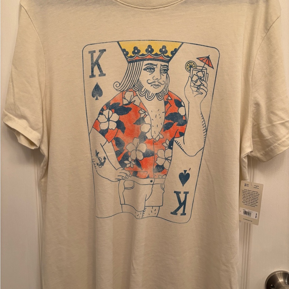 Lucky Brand Cream King Graphic Tee
